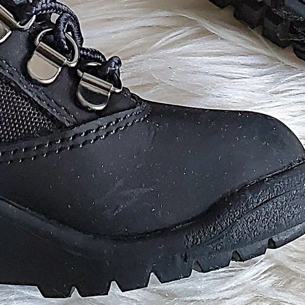 Timberland Black Toddler Waterproof Cushioned Field Boot SZ 9